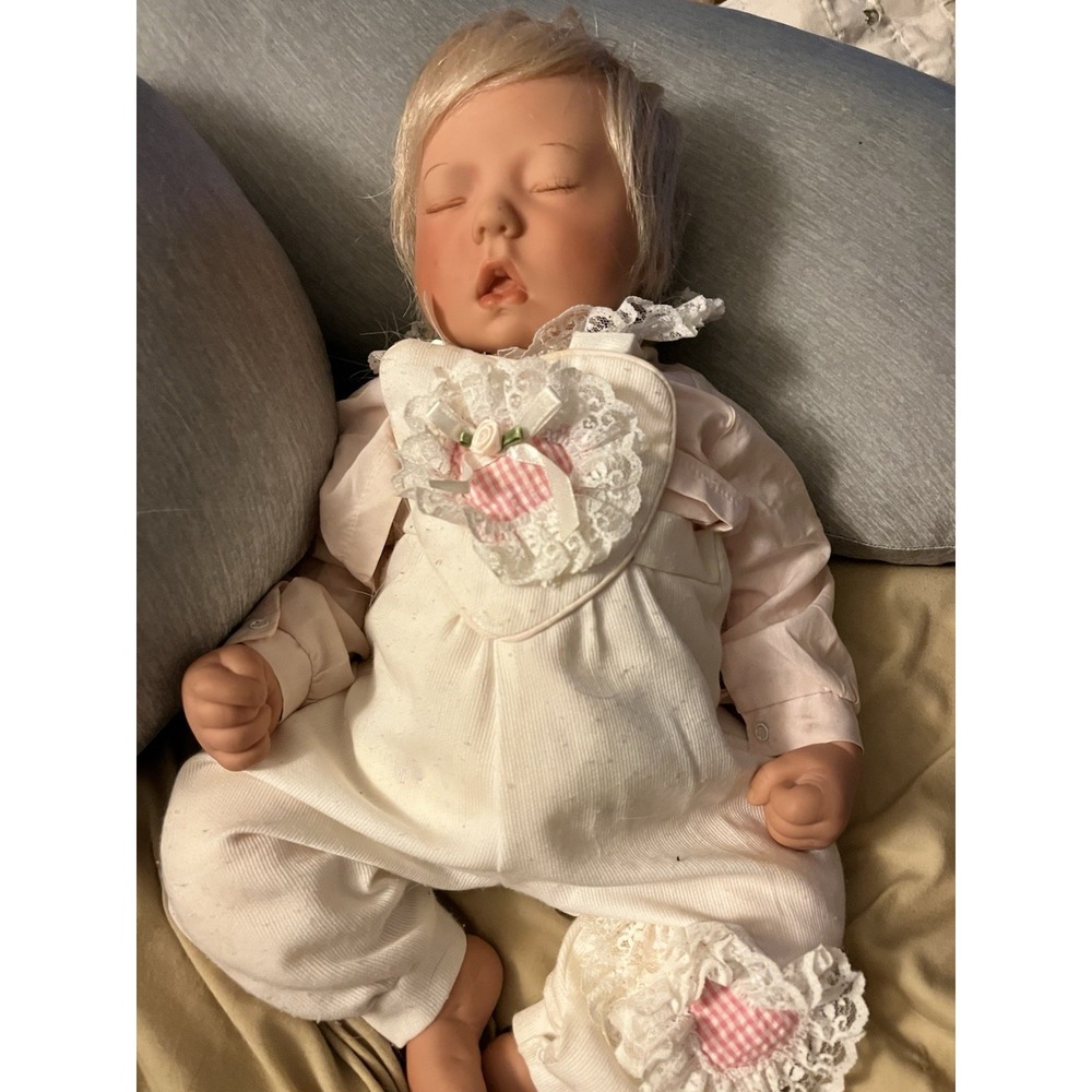 Lee Middleton Born Asleep Blonde Babygirl Vintage 1994 Weighted Collector Realis